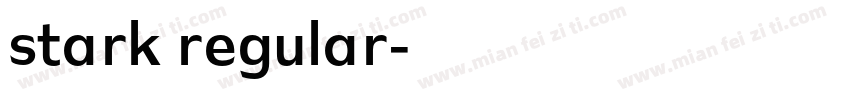 stark regular字体转换